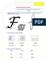 Ficha de Refuerzo de Comunicacion 06-09-22 Reconocemos La Letra F