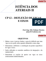 Resistência Dos Materiais Ii: CP 12 - Deflexão de Vigas E Eixos