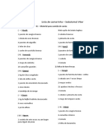 Lista de Camarinha Pai Pequeno Henrique