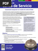 Cartas de Servicio Empresa Privada Chile