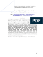 Analisis Kinerja PT Bank Negara Indonesia (Persero) TBK Melalui Pendekatan Common Size Dan Du Pont