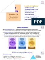 Deep Learning: Seungsang Oh