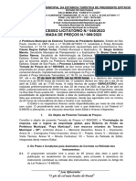 Processo Licitatório N.º 048/2023 TOMADA DE PREÇOS N.º 009/2023