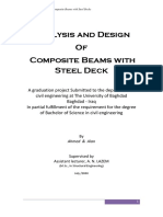 Analysis and Design of Composite Beams With Composite Deck Slab