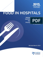 Food in Hospitals: National Catering and Nutrition Specification For Food and Fluid Provision in Hospitals in Scotland