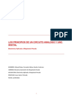 Los Principios de Un Circuito Analogo Y Uno Digital: Electrónica Aplicada A Maquinaria Pesada