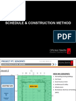 Timeline & Squence of Works - Senopati