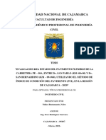 Universidad Nacional de Cajamarca: Facultad de Ingeniería Escuela Académico Profesional de Ingeniería Civil