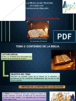 Tema 3 - Contenido de La Biblia