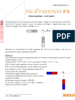 Le Champ Magnetique Exercices Non Corriges 1