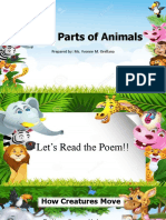 Body Parts of Animals GRADE 2