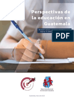 Perspectivas de La Educacion en Guatemala