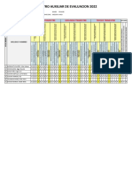 Registro Auxiliar de Evaluacion 2022: Primer Trimestre Segundo Trimestre Tercer Trimestre