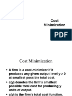 Cost Minimization