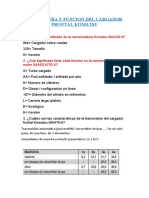 Estructura y Funcion Del Cargador Frontal Komatsu