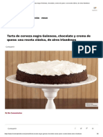 Tarta de Cerveza Negra Guinness, Chocolate y Crema de Queso - Una Receta Clásica, de Aires Irlandeses