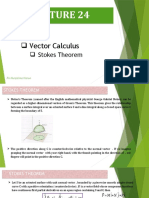 Vector Calculus: Stokes Theorem