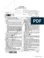 NTA UGC NET Political Science Paper 3 June 2014