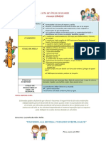 Grado: Lista de Útiles Escolares Primer