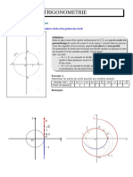 Trigonometrie: I-Le Cercle Trigonométrique