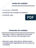 PI - Aula08 - Comandos de Condic&#807 A&#771 o