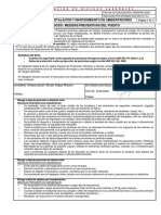 Puesto de Trabajo: Instalación Y Mantenimiento de Ambientadores Riesgos / Medidas Preventivas Del Puesto