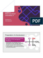 Practical Organic Pharmacutical Chemistry II: Preparation of Chlorobutanol