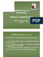 Derecho Civil Iii Derecho Civil Iii Contratos. Contratos. Unidad 2: Clasificación. Unidad 2: Clasificación. .