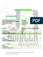 Control 1:: para Alcanzar Los Objetivos Propuestos, Es Necesario El Compromiso Con La Alimentación y El Entrenamiento