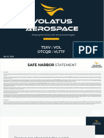 Volatus Aerospace - November 22 Presentation