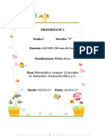 Propuesta 1 Areas Integradas 2018