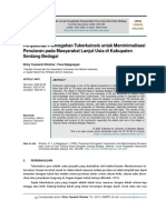 Penyuluhan Pencegahan Tuberkulosis Untuk Meminimalisasi Penularan Pada Masyarakat Lanjut Usia Di Kabupaten Serdang Bedagai