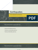 Earthquakes