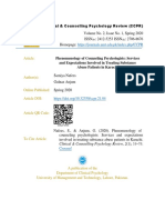 4-Phenomenology of Counseling Psychologists Services and Expectations Involved in Treating Substance Abuse Patients in Karachi