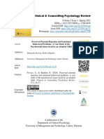 3-Perceived Parental Rejection and Emotional Behavioral Problems A Case Study of The Psychosocial Issues Faced by An Adopted Child