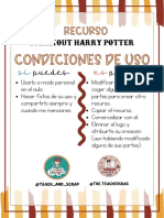 Recurso Breakout Harry Potter: Condiciones de Uso