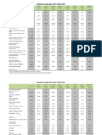 Academic Calendar 2011-2012 FALL