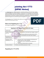 Regulating Act 1773 Upsc Notes 90