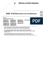 Installation Manual: SYSTEM Inverter Air Conditioners