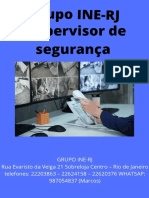 Grupo INE-RJ Supervisor de Segurança