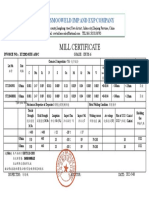 Certificado Calidad Er70s-6 MC