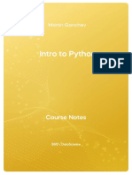 Introduction To Python Course Notes 365 Data Science