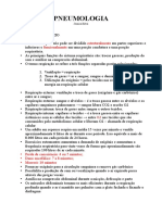 Sistema Respiratório Estudos