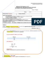 Módulo Matemática Integrativo 7mo