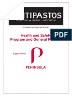 Health & Safety General Program & Policies 2019