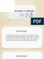 Aula 14 - Interpretação e Tradução