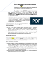 MODELO - Contrato de Prestacion de Servicios de Disposicion Final