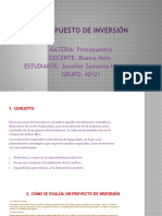 Presupuesto de Inversión