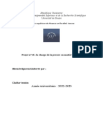 République Tunisienne Ministère de L'enseignement Supérieur Et de La Recherche Scientifique Université de Sousse