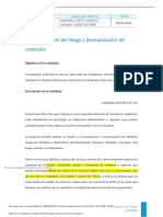 Actividad: Nivel de Riesgo y Jerarquización de Controles